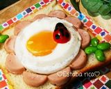 お花の目玉焼き♪作り方9写真