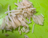 エノキダケと蒸し鶏のハンバーグ作り方2写真