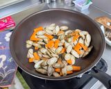 ごぼう、蒟蒻、ミンチの炒め煮作り方5写真