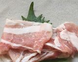 豚バラと大葉の春巻作り方1写真