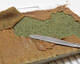 よもぎのデコロールケーキ*特選作り方37写真