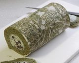 よもぎのデコロールケーキ*特選作り方50写真