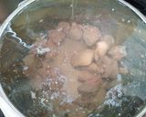 鶏レバーとこんにゃくの味噌煮込み作り方4写真