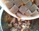 鶏レバーとこんにゃくの味噌煮込み作り方8写真