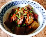 鶏レバーとこんにゃくの味噌煮込み作り方12写真