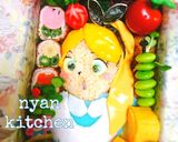 『不思議の国のアリス』弁当♡キャラ弁♡作り方8写真