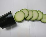 ズッキーニの明太マヨ焼き♪めっけ作り方1写真