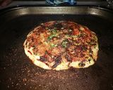 関西風、ふわサクッのスジコンお好み焼き。作り方11写真