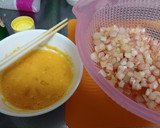 茎みょうが(みょうがたけ)のチーズ卵とじ作り方2写真