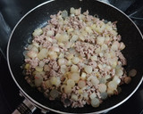 茎みょうが(みょうがたけ)のチーズ卵とじ作り方4写真