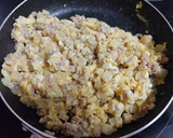 茎みょうが(みょうがたけ)のチーズ卵とじ作り方6写真