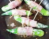 お弁当に☆オクラのベーコン巻き作り方2写真