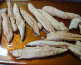 焼き肉のタレで韓国風のり巻き！（ささみ）作り方1写真