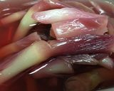 茎ミョウガと豆のピクルス簡単ヘルシー作り方3写真