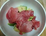 マグロとアボカドのスイートチリソース混ぜ作り方2写真