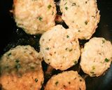 食感楽し！照り焼き鶏つくね(たたき山芋入作り方3写真