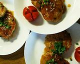 食感楽し！照り焼き鶏つくね(たたき山芋入作り方4写真