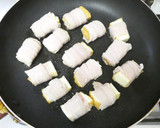 豚ばら肉巻き厚揚げの塩麹照り焼き作り方5写真