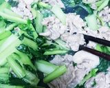 小松菜と豚肉のあんかけ風中華炒め作り方4写真