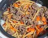 ビーフ筍ご飯作り方6写真