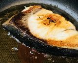 ブリの照り焼き●ブリの甘焼・きのこ添え作り方3写真
