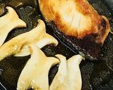 ブリの照り焼き●ブリの甘焼・きのこ添え作り方4写真