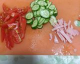 簡単！食パンでピザトースト☆★作り方1写真
