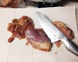 照り焼きチキンのやみつきピザトースト作り方2写真
