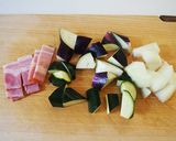 レンジで簡単　夏野菜アラビアータ作り方3写真