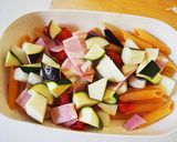 レンジで簡単　夏野菜アラビアータ作り方4写真