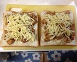 照り焼きチキンのやみつきピザトースト作り方8写真