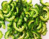 レンジ時短！ゴーヤと人参のそぼろ醤油煮作り方2写真