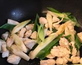 鶏と豆腐のニラとじ作り方3写真