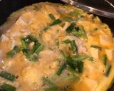 鶏と豆腐のニラとじ作り方7写真