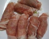 新タマネギ、人参、絹サヤの…豚肉巻き作り方2写真