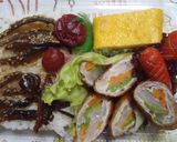 新タマネギ、人参、絹サヤの…豚肉巻き作り方5写真