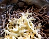 残った蕎麦でガレットもどき＊覚え書き作り方2写真