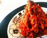 ズッキーニでトマトソースのパスタ風♪作り方11写真