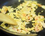 乳酸キャベツとベーコン、トマトのパスタ作り方3写真
