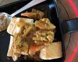 納豆と厚揚げのカレー風味まぜご飯作り方3写真