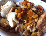 納豆と厚揚げのカレー風味まぜご飯作り方6写真