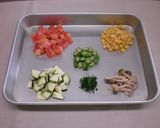 夏野菜の冷やし鶏だしそうめん作り方2写真