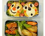 チップとデールキャラ弁★ディズニー弁当★作り方4写真
