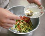 夏野菜の冷やし鶏だしそうめん作り方4写真