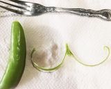 爪が痛くならない☆スナップエンドウ筋取り作り方7写真