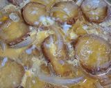 麩と玉ねぎの卵とじ作り方10写真