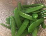 赤空豆とさやえんどうのホットサラダ作り方2写真