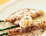 肉巻きアスパラガスの温玉乗せ甘辛ソース作り方5写真