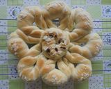 お花ちぎりパン♪(レーズン、クリチ入り）作り方33写真