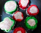 うなぎのタレdeピーマン肉詰め作り方2写真